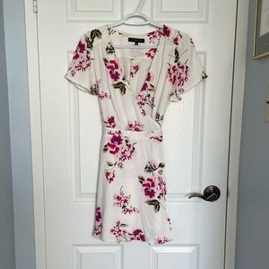 Floral wrap dress